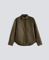 OVERSHIRT GLUE IN NYLON IMBOTTITA-MILITARE-MILITARY-MILITAR-MILITAR-MILITAIRE
